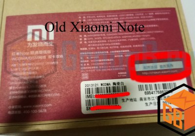 Xiaomi note fake