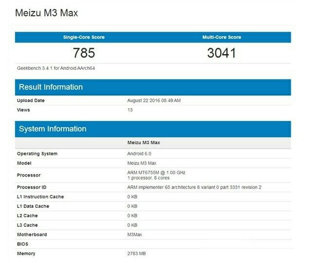 Meizu M3 Max